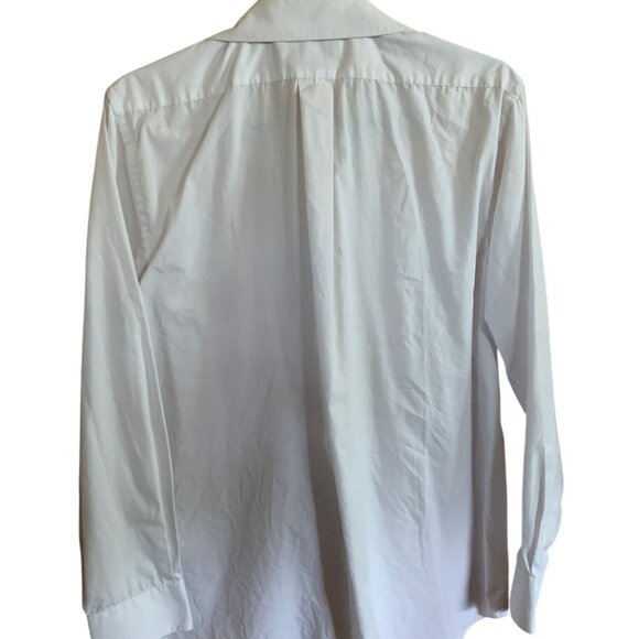 Alexander Julian Colours Mens White Button-Up Long Sleeve Dress Shirt Size L- 16 - Picture 2 of 6